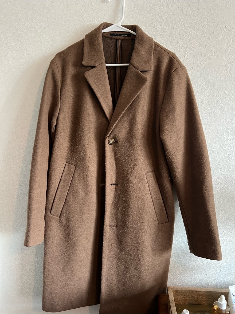 H&M Men's Wool Blend Coat